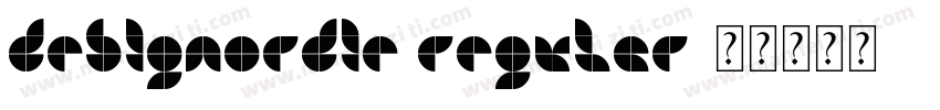 DesignOrDie Regular字体转换